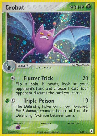 Image of Crobat 003  - Holofoil Hidden Legends - Holo Rare