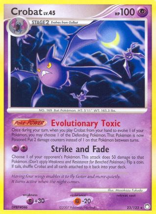 Image of Crobat 023  - Reverse Holofoil Mysterious Treasures - Rare