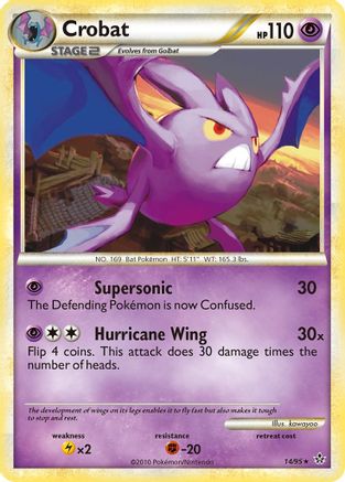 Image of Crobat 014  Unleashed - Rare