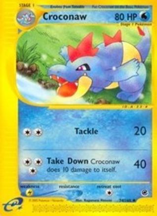 Image of Croconaw 074/165  Expedition - Uncommon