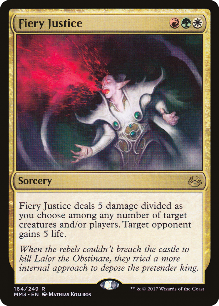 Image of Fiery Justice (MM3-164) - Modern Masters 2017