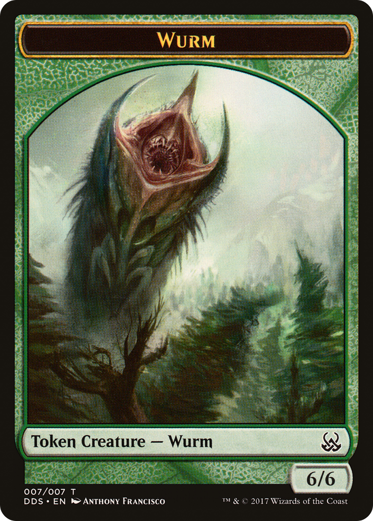 Image of Wurm Token (DDS-007) - Duel Decks: Mind vs. Might Tokens