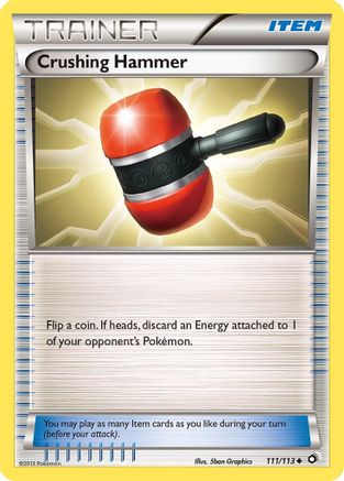 Image of Crushing Hammer 111/113  - Reverse Holofoil Legendary Treasures - Uncommon
