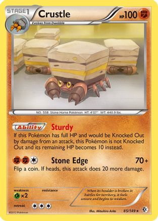 Image of Crustle 085  - Holofoil Boundaries Crossed - Holo Rare