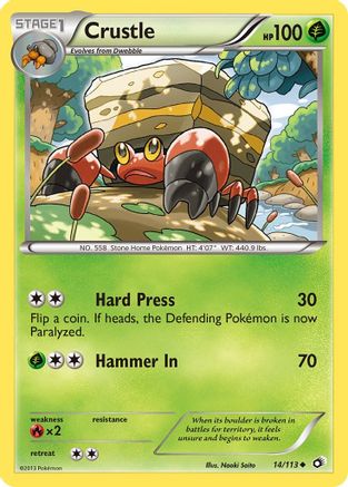 Image of Crustle 014  Legendary Treasures - Uncommon