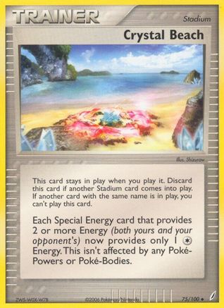 Image of Crystal Beach 075/100  Crystal Guardians - Uncommon