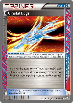 Image of Crystal Edge 138  - Holofoil Boundaries Crossed - Rare Ace