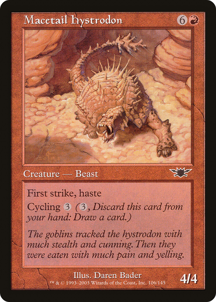 Image of Macetail Hystrodon (LGN-106) - Legions