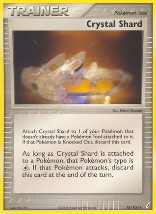 Image of Crystal Shard 076/100  - Reverse Holofoil Crystal Guardians - Uncommon