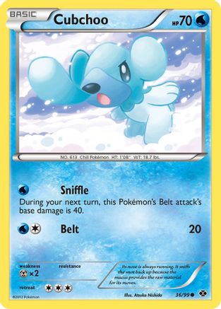 Image of Cubchoo 036  Next Destinies - Common