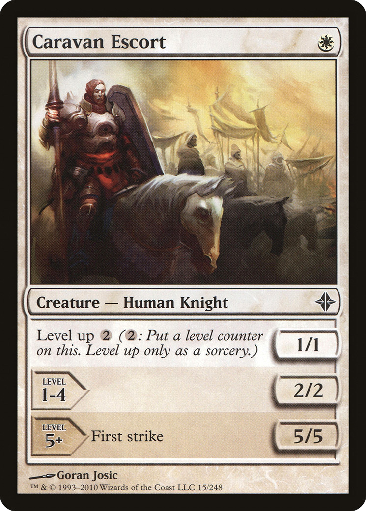 Image of Caravan Escort (ROE-015) - Rise of the Eldrazi Foil