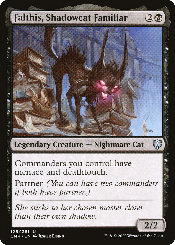 Image of Falthis, Shadowcat Familiar (CMR-126) - Commander Legends