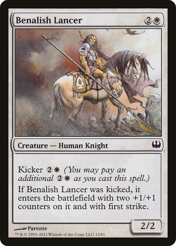 Image of Benalish Lancer (DDG-012) - Duel Decks: Knights vs. Dragons