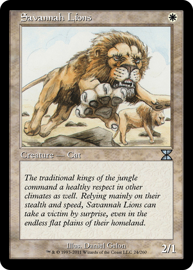Image of Savannah Lions (ME4-024) - Masters Edition IV