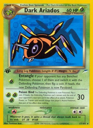 Image of Dark Ariados 017  - 1st Edition Neo Destiny - Rare
