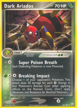 Image of Dark Ariados 030  - Reverse Holofoil Team Rocket Returns - Uncommon