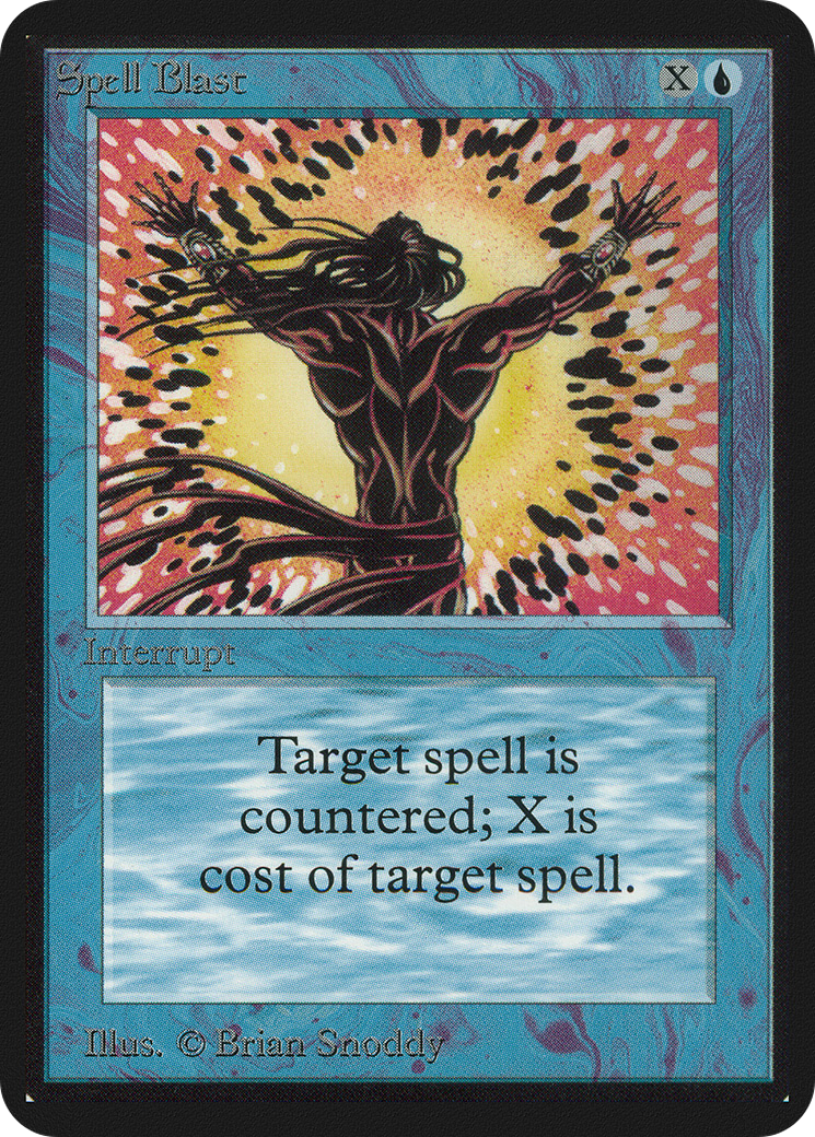 Image of Spell Blast (LEA-) - Limited Edition Alpha