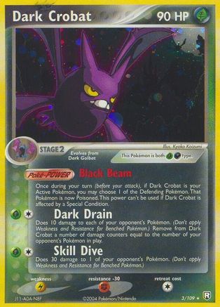 Image of Dark Crobat 003  Team Rocket Returns - Holo Rare