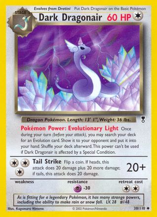 Image of Dark Dragonair 038/110  - Reverse Holofoil Legendary Collection - Uncommon