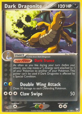 Image of Dark Dragonite 015/109  Team Rocket Returns - Rare