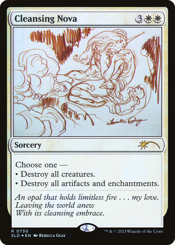 Image of Cleansing Nova (Sketch Showcase) (SLD-730) - Secret Lair Drop Foil