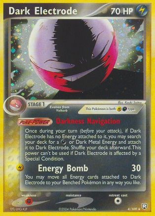 Image of Dark Electrode 004/109  Team Rocket Returns - Holo Rare