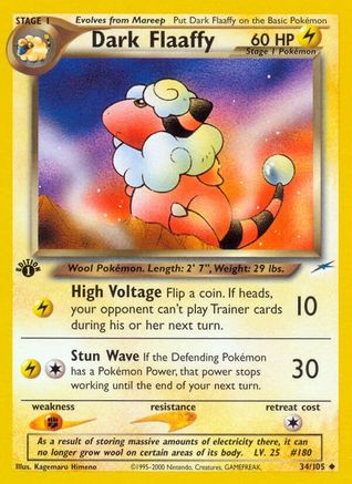 Image of Dark Flaaffy 034/105  - 1st Edition Neo Destiny - Uncommon
