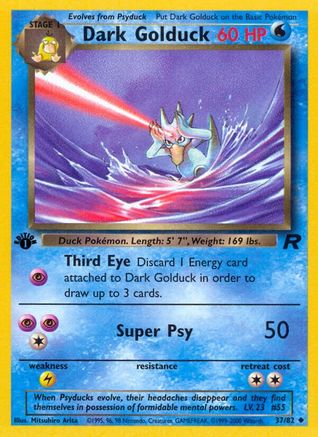 Image of Dark Golduck 037/82  - 1st Edition Team Rocket - Uncommon