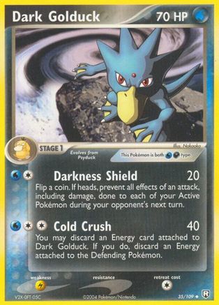 Image of Dark Golduck 035  - Reverse Holofoil Team Rocket Returns - Uncommon
