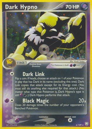 Image of Dark Hypno 006  - Reverse Holofoil Team Rocket Returns - Holo Rare