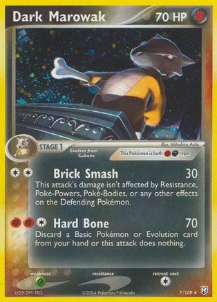 Image of Dark Marowak 007  - Reverse Holofoil Team Rocket Returns - Holo Rare