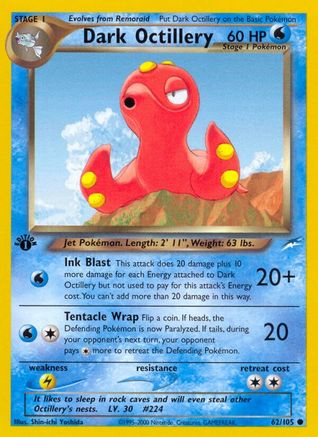 Image of Dark Octillery 062/105  - Unlimited Neo Destiny - Common