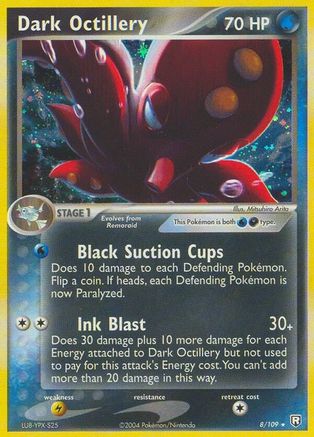 Image of Dark Octillery 008  - Reverse Holofoil Team Rocket Returns - Holo Rare