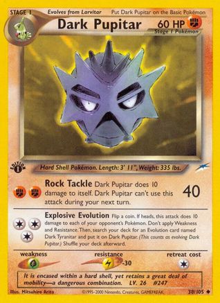 Image of Dark Pupitar 038/105  - Unlimited Neo Destiny - Uncommon