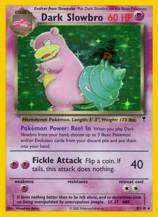 Image of Dark Slowbro 008  - Reverse Holofoil Legendary Collection - Holo Rare
