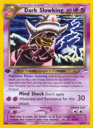 Image of Dark Slowking 020/105  - 1st Edition Neo Destiny - Rare