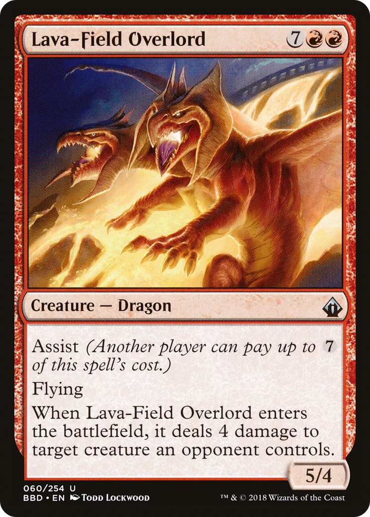 Image of Lava-Field Overlord (BBD-060) - Battlebond Foil