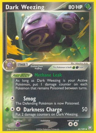 Image of Dark Weezing 042  Team Rocket Returns - Uncommon