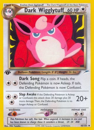 Image of Dark Wigglytuff 040/105  - Unlimited Neo Destiny - Uncommon