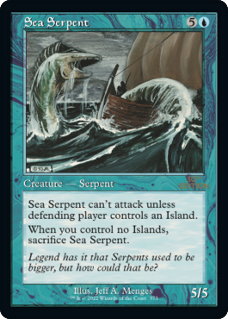 Image of Sea Serpent (Retro Frame) (30A-373) - 30th Anniversary Edition