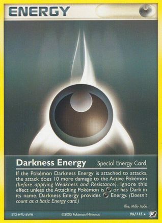 Image of Darkness Energy (Special) 096  - Reverse Holofoil Unseen Forces - Rare