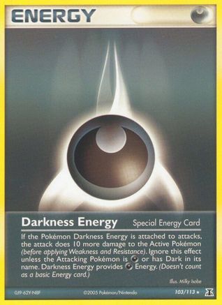 Image of Darkness Energy (Special) 103  - Reverse Holofoil Delta Species - Rare