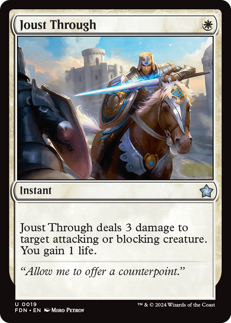 Image of Joust Through (FDN-019) - Foundations