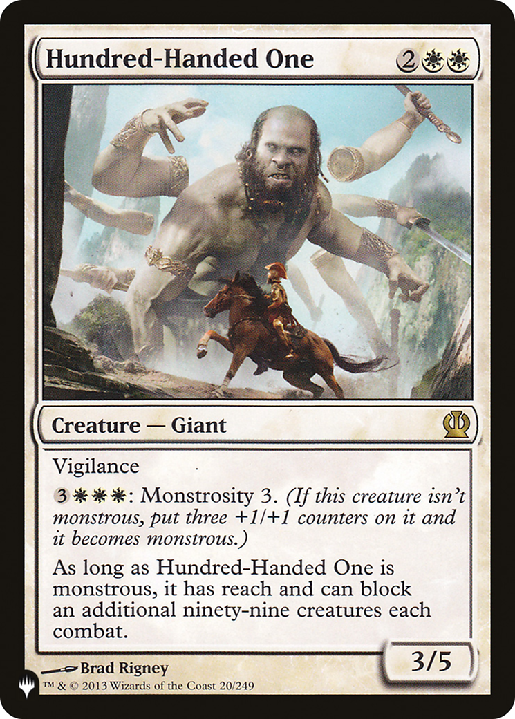 Image of Hundred-Handed One (LIST-20/249) - The List