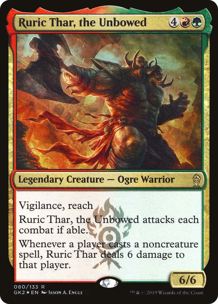 Image of Ruric Thar, the Unbowed (GK2-080) - RNA Guild Kit Foil