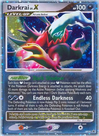 Image of Darkrai LV.X DP19  - Holofoil Diamond and Pearl Promos - Promo