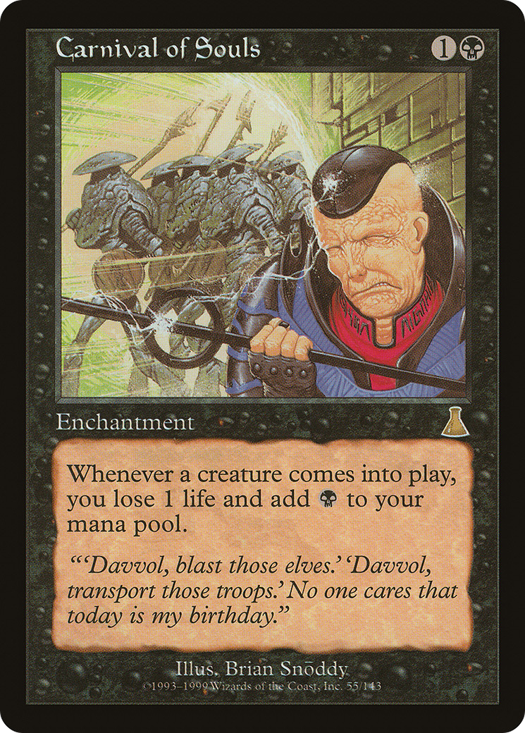 Image of Carnival of Souls (UDS-055) - Urza's Destiny Foil