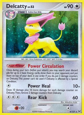 Image of Delcatty 004  - Holofoil Platinum - Holo Rare