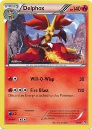 Image of Delphox 010  Kalos Starter Set - Common
