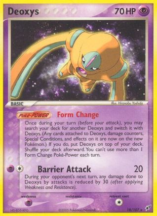 Image of Deoxys (Defense Forme) 018  Deoxys - Rare